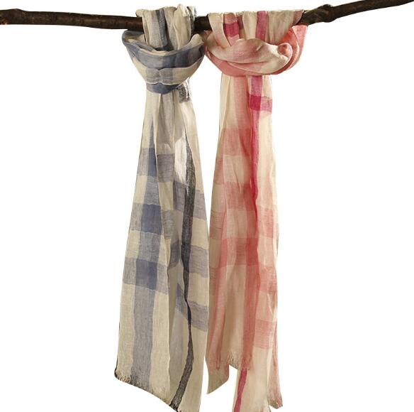 100% Linen Plaid Contrast Tass – Men'S Fashion Head Scarf recenzja i cena