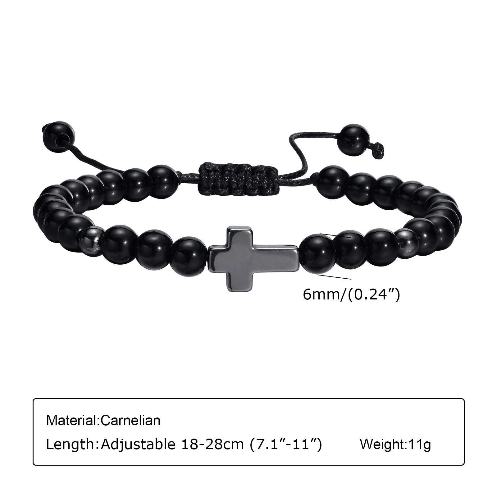Easter Hematite Cross Bracelet – Men'S Fashion Easter recenzja i cena